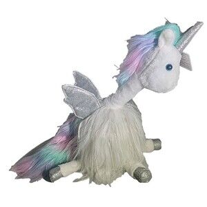 Wild Republic Unicorn Plush 19" White Floppy Stuffed Animal  "Fluffs"